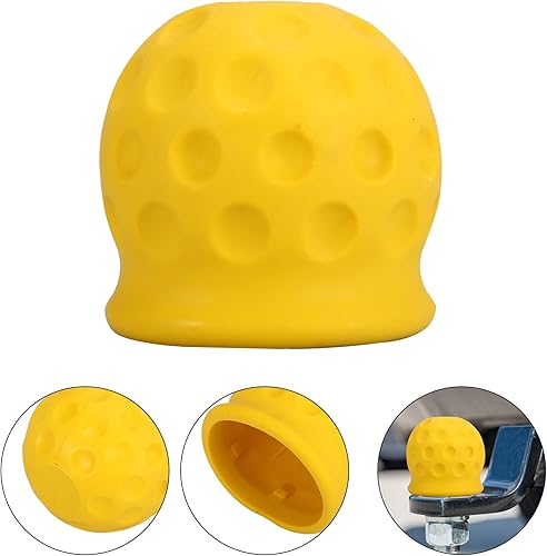 Miniatura 9 de X AUTOHAUX Cubierta universal para bola de enganche de remolque, impermeable, a prueba de polvo, 1.969 in, color rojo para automóvil, camión,