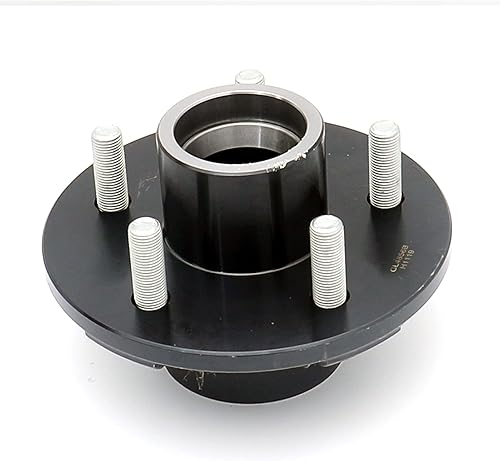 Miniatura 6 de Juego de 2 kits de cubo de remolque, 5 pernos en círculo de pernos de 4-12 pulgadas, kit de cubo de remolque, para husillo cónico interior de 1-38