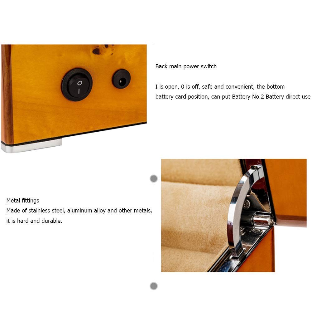 ROLTIN Vetrina Per Riporre Orologi Automatici Con Motore - Foto 2