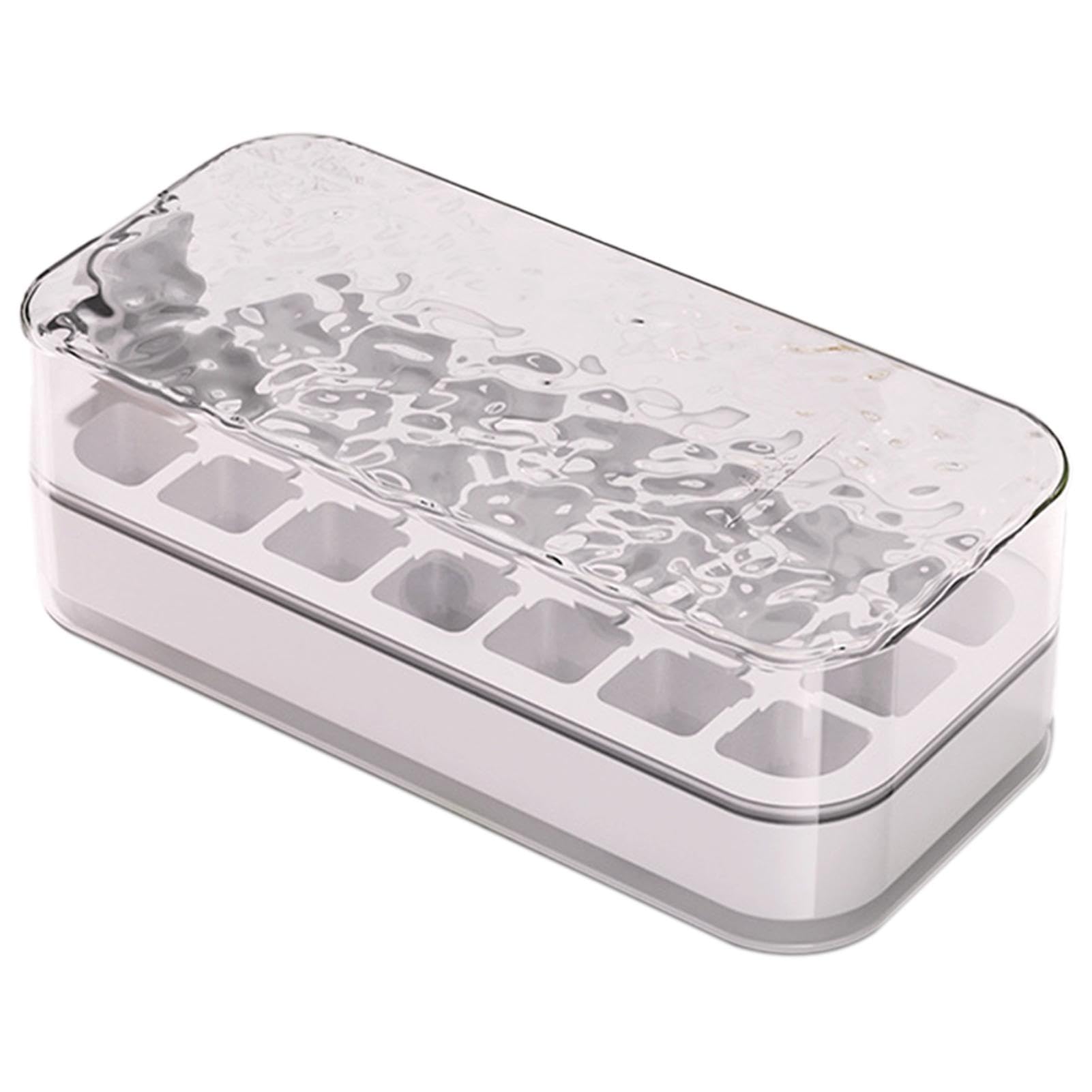  Press-Typ Eisform für Whiskey, Cocktails und Kaffee - Simple & Stackable -Grün/Weiss - 18,5 x 8,8 x 6 cm
| Chill-Hello!