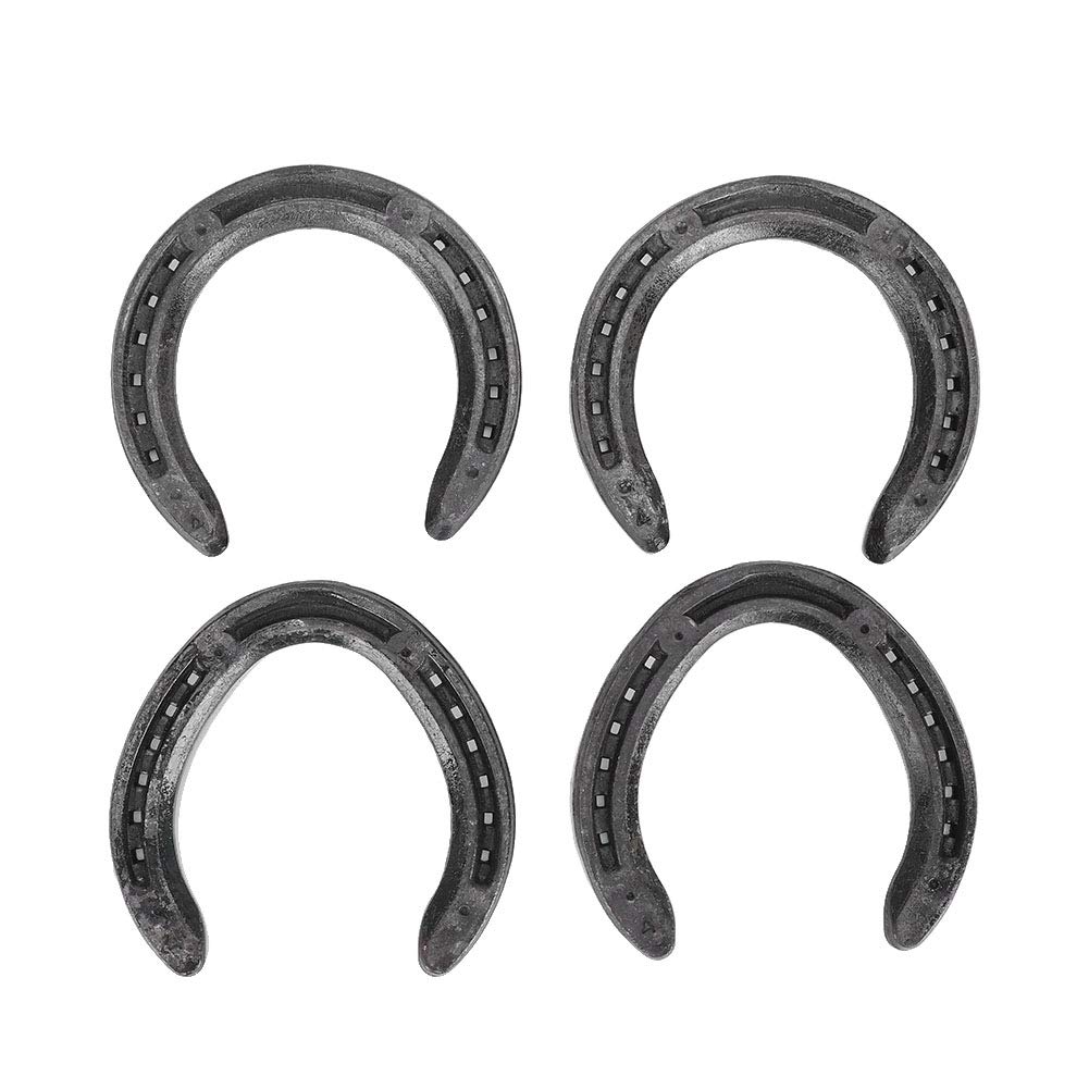 Kit De Herraduras Para Caballos: Herraduras De Acero Forjado Q235, Kit De Entrenamiento Para Carreras De Caballos Con 10 Pares De Herraduras De Acero Duraderas