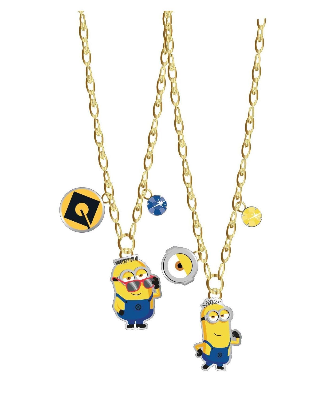 LUV HER Disney BFF Neclace Set, Girls Friendship Gift, Ages 3+, 2 necklaces, Plastic, No Gemstone