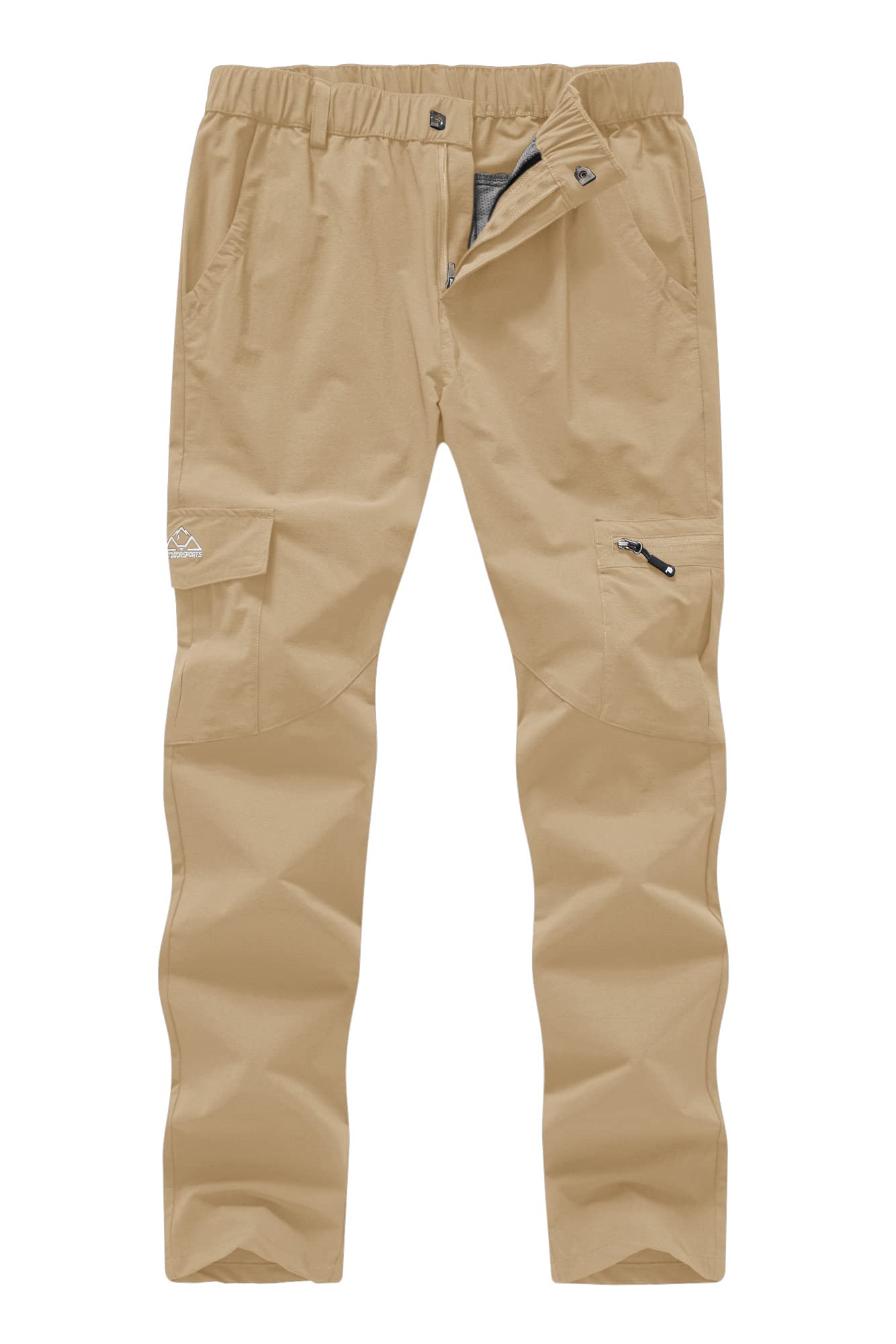 YSENTOWomen's Hiking Pants Lightweight Stretch Quick Drying UPF 50 Camping Travel Work Cargo Pants 6 Pockets