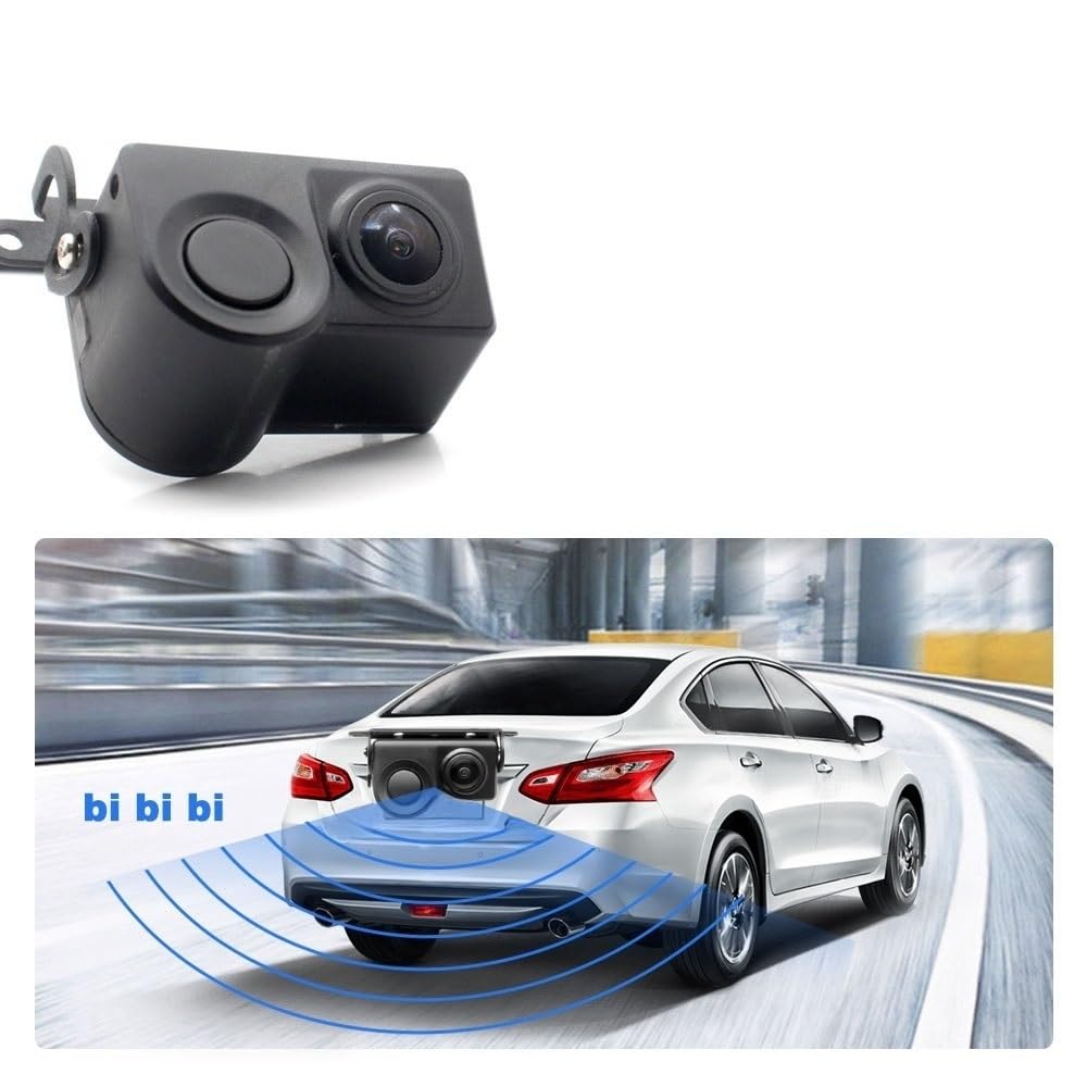 PDC capteur Stationnement Système d'aide au stationnement avec sonore 2 en 1, détecteur de Radar, capteur de recul pour voiture, caméra de recul, Vision nocturne