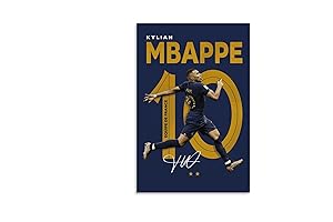 Kylian Mbappe Soccer Star Poster: Adorn Your Space with Football Magic