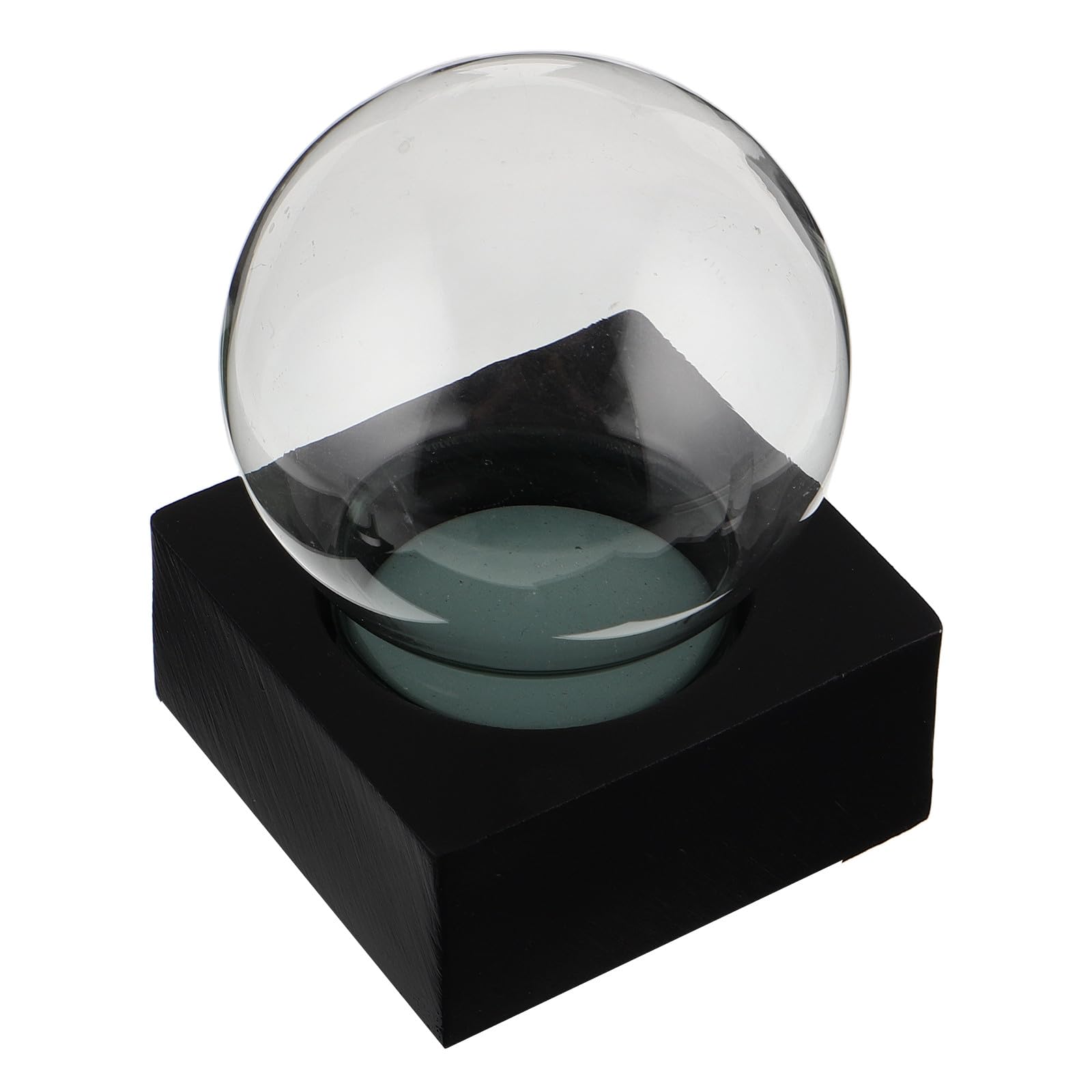 Globo de nieve vintage Homoyoyo de vidrio premium y base negra para artesanía fina
