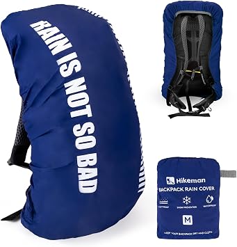 HIKEMAN Waterproof Backpack Rain Cover-Bag Rain Cover20-30L, Upgraded Anti-Slip Buckle Straps with Rubber Band, Ultralight Compact Portable for Hiking,Camping,Cycling,Travel