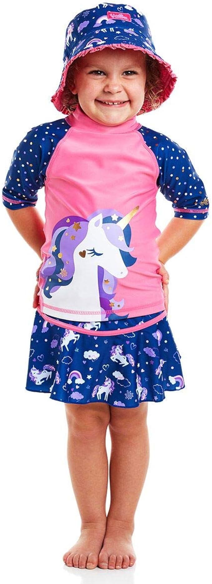 Amazon.com: UV SKINZ Girls 3 Piece Swim Set: Clothing, Shoes & Jewelry