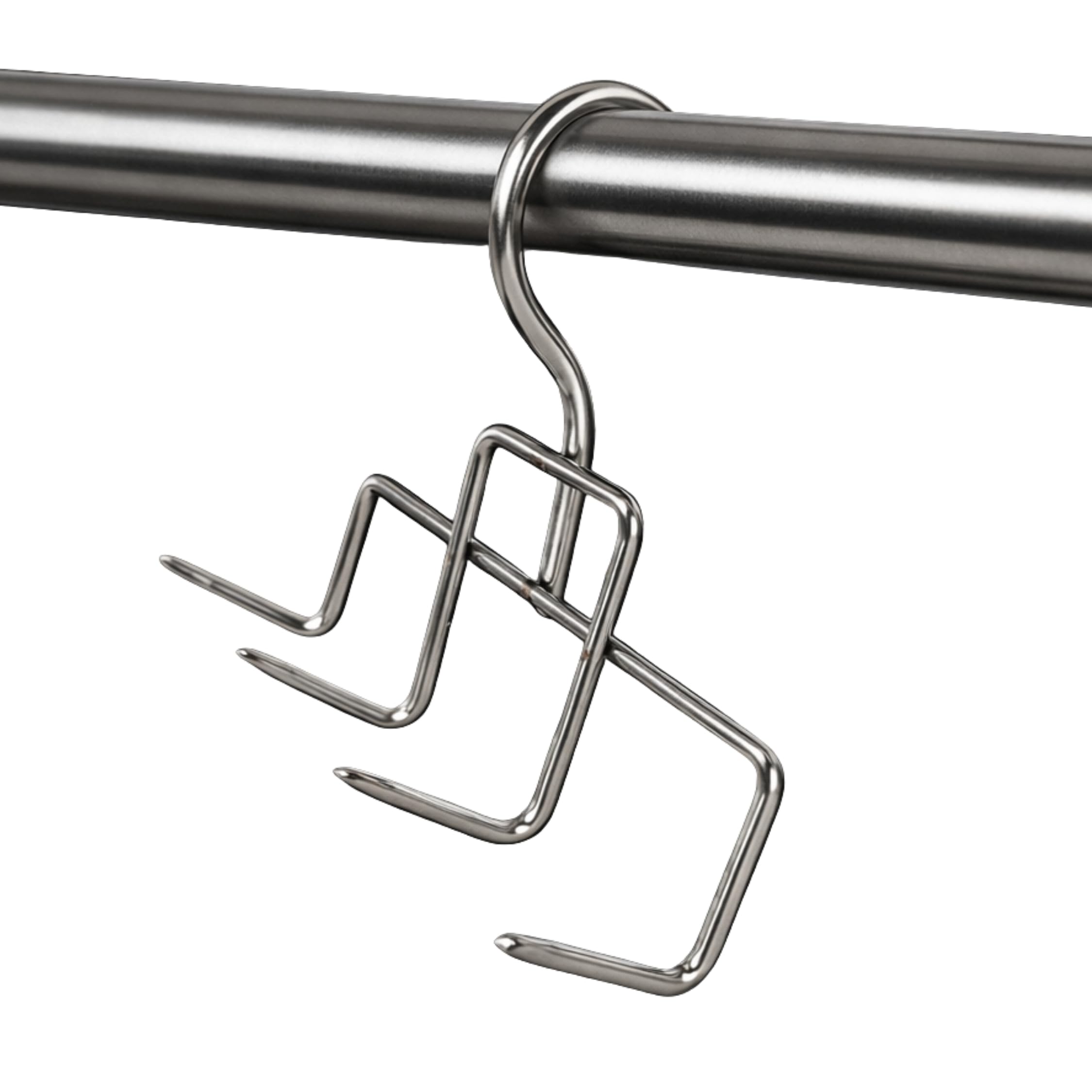 TronicXL Smoking Hooks Stainless Steel Bacon Hooks I Made in Italy I Meat Hooks for Smoker Smoker and Butcher Shop Bacon Hanger for Meat Fish Ribs Smoking Bacon