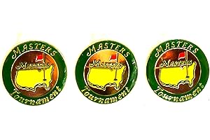 The Masters Golf Tournament Accessories: Banner Green Ball Markers-Three Pack