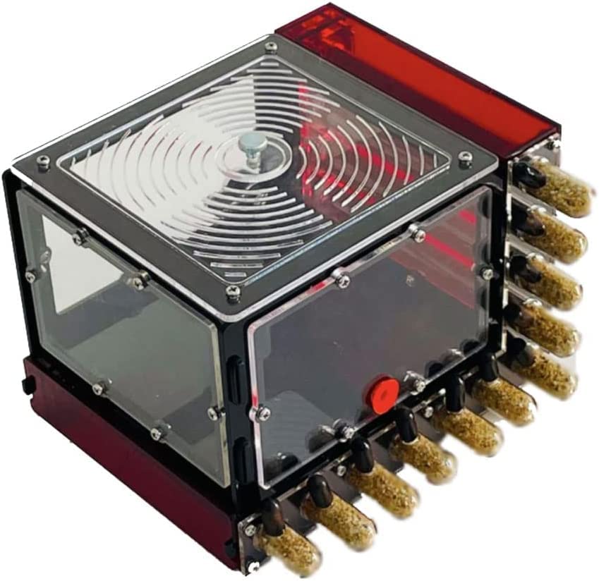 Ant Farm Castle Ant Farm Glass Sand Test Tubes 11-Pack Ant Castle Blackout Ant Habitat Science Learning Ant Daily Behavior Ant Nest Farm Learning kit