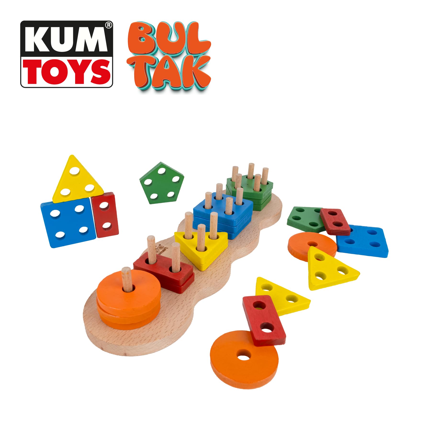 Kumtoys Oyuncak Ahşap Bulta 5 Li