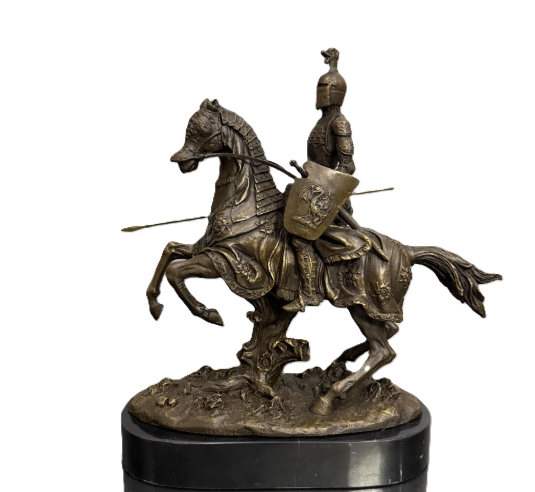 Aottsd Bronze Venus De Milo Sculpture Antique Patina Classic Home Art Decor 13.4In