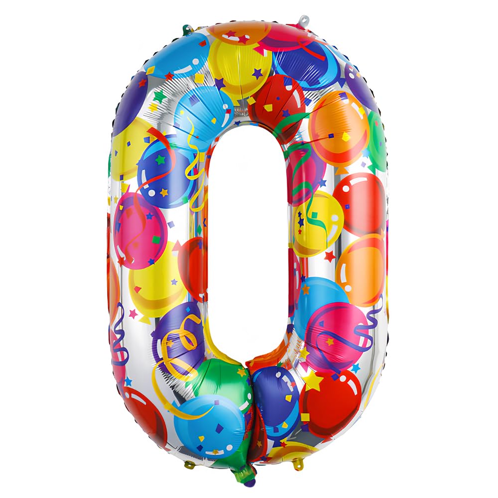 Foil Globo Número 5 Azul 40" (101cm), Inflable Helio o aire, Gigante Numeros 0-9, 10-19, 20-29, 30-100, Grande Globos Decoración para La Boda Aniversario y Cumpleaños Fiestas — view 558