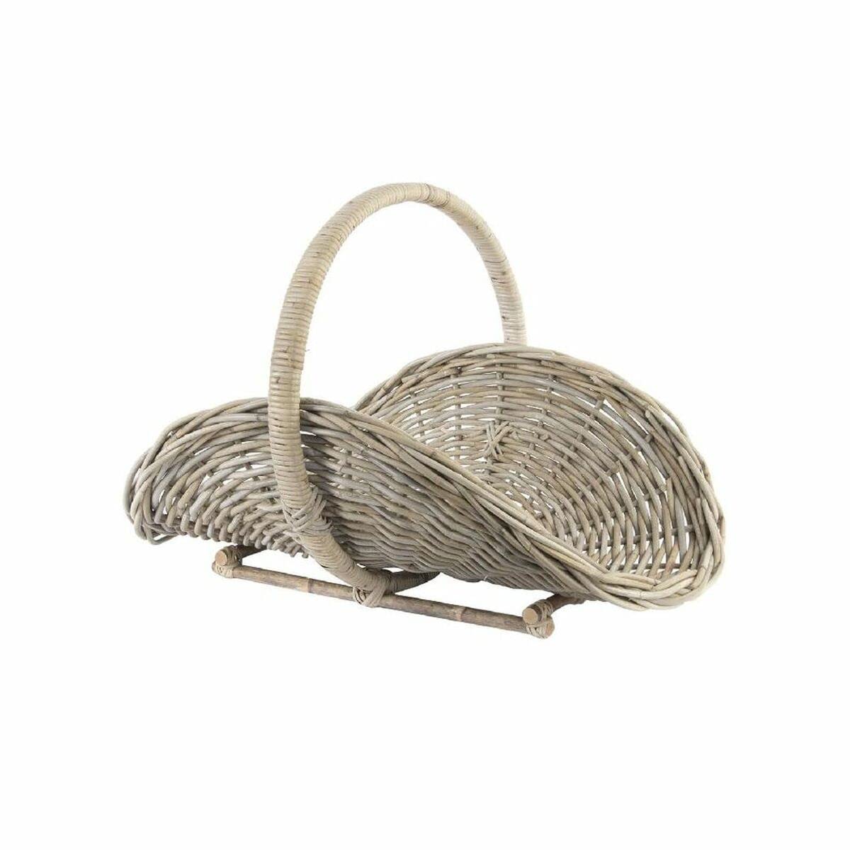 Dkd Home Decor Wood Basket Rattan Bali (75 x 47 x 50 cm)