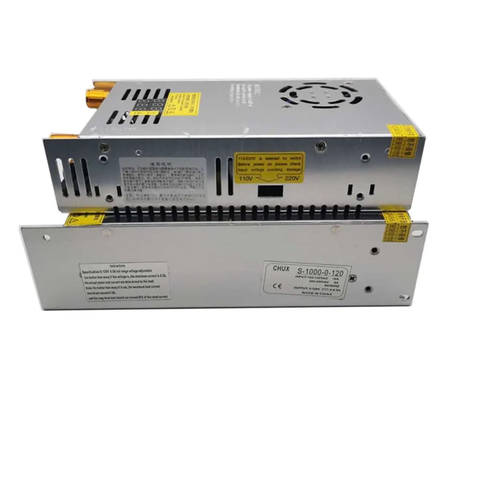 1000W 480w Einstellbare Schalt Netzteil 5V 12v 24v 30V 48V 60V 80v 120v 220V LED Digital Display Power AC -DC Konvertieren(1000w,0-220V)