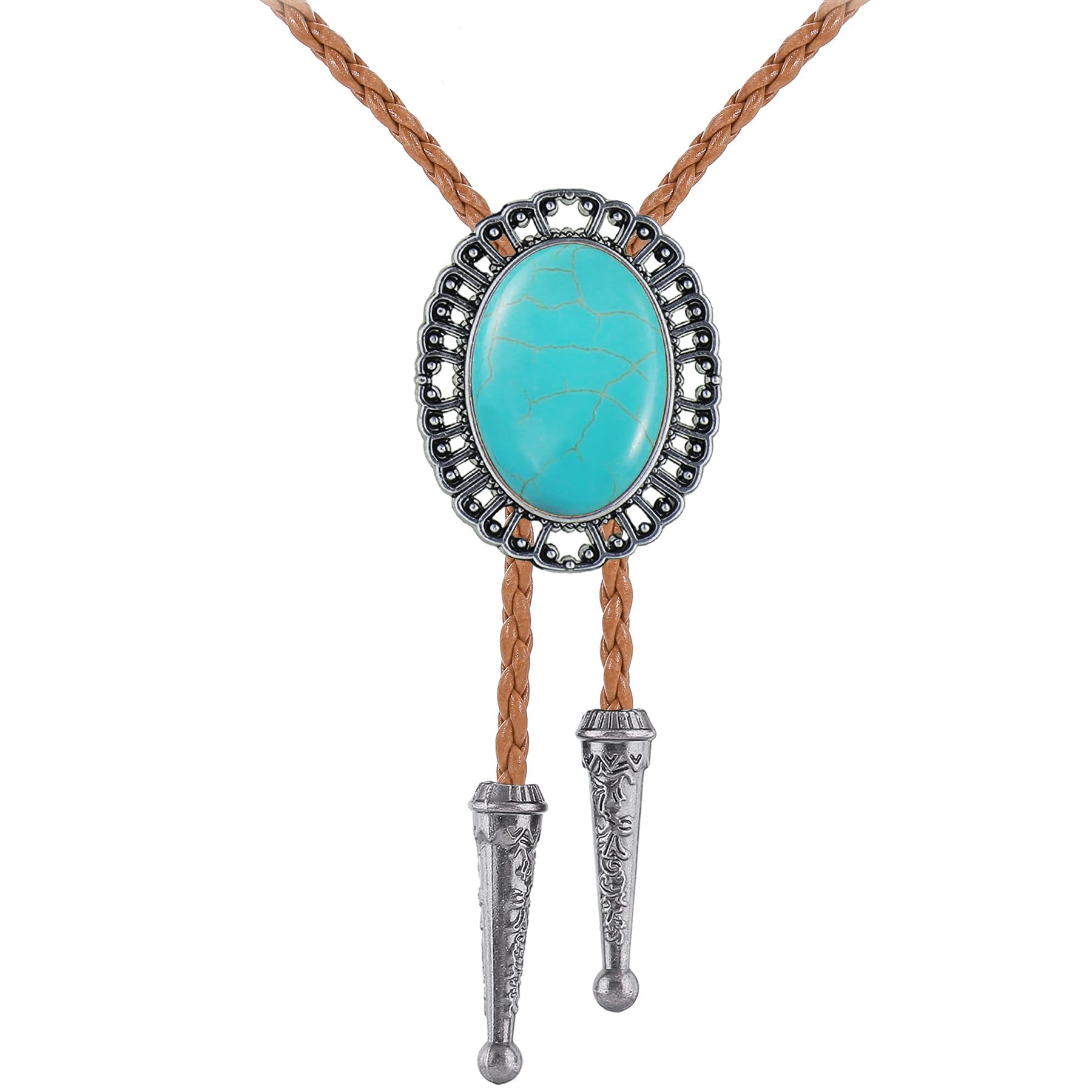 GelConnie Bolo Tie for Men Women Vintage Western Cowboy Necktie Adjustable