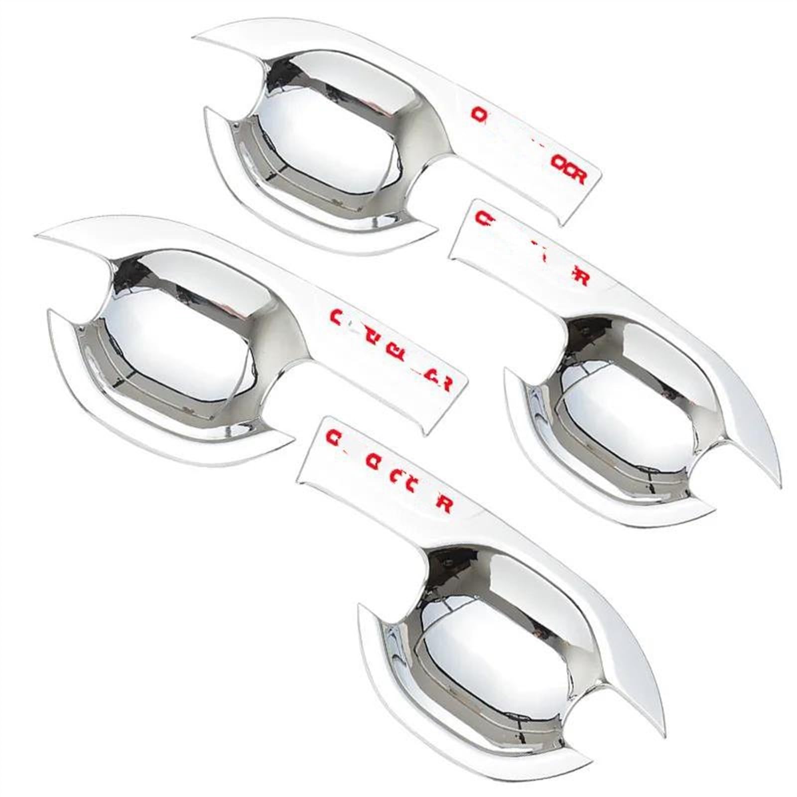 Kjhopy M13 Smart Key Chrome Door Handle Cover/Bowl Trim Sticker For Mitsubishi For Outlander 2013-2017 Car Garnish Molding Exterior Door Handle(M13)