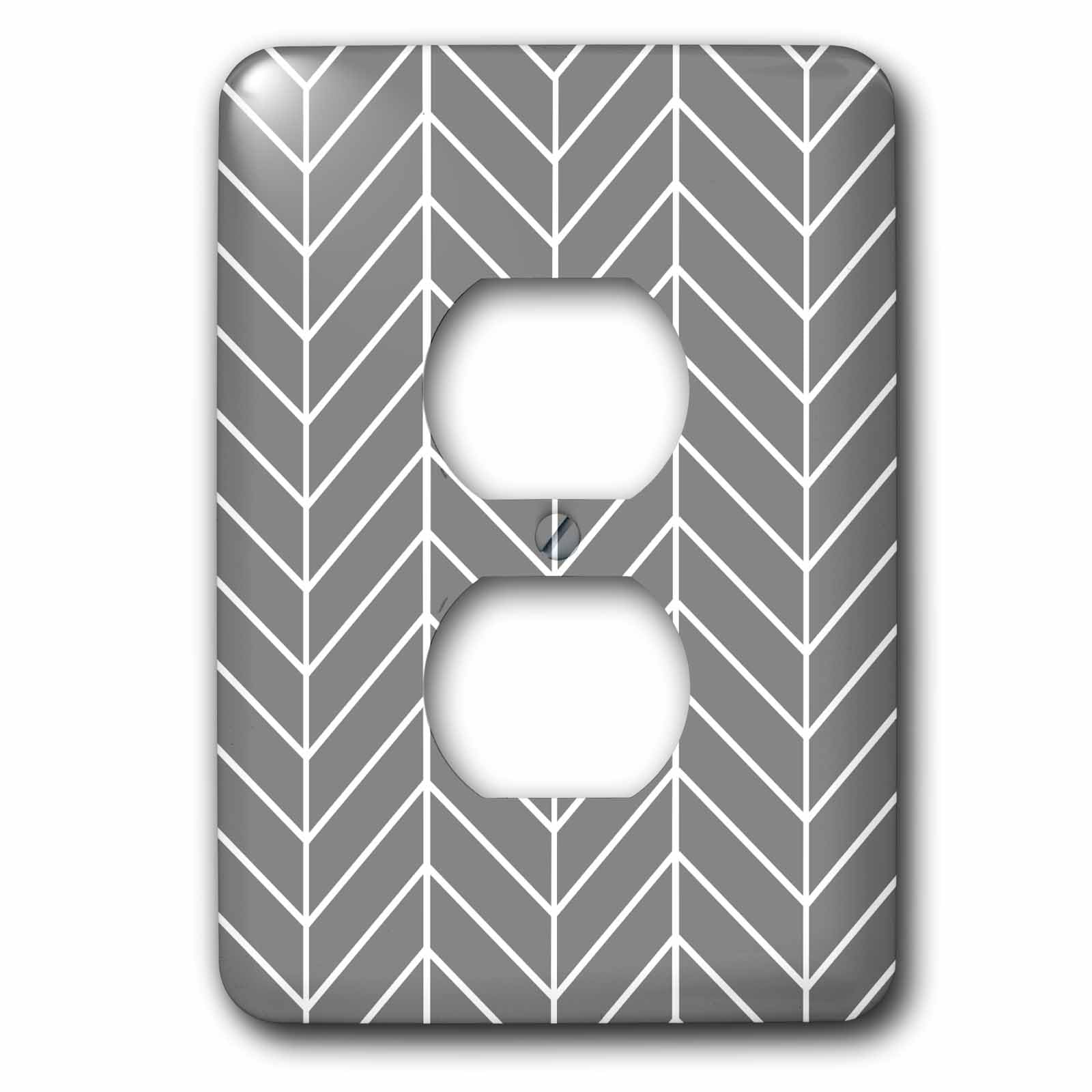 Prise de prise motif plume gris anthracite pour sublimer la déco du salon contemporain