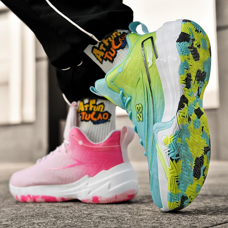 Basketball Shoes for Women and Men, Lightweight Non Slip Outdoor Sports Fashion Sneakers4