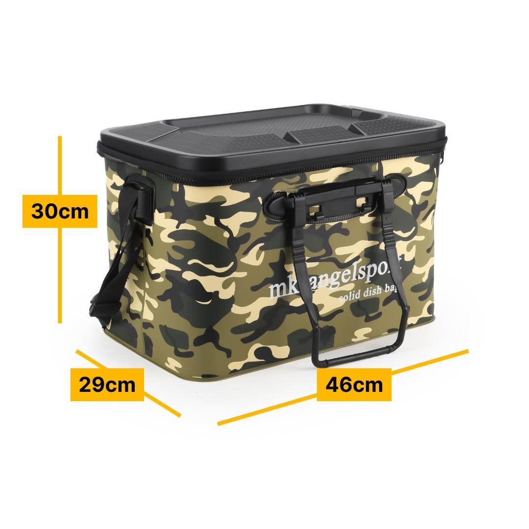 Angelbox Angelkoffer XXL wasserdicht Solid Dish Bag Solid Food Angeltasche MK-Angelsporttasche