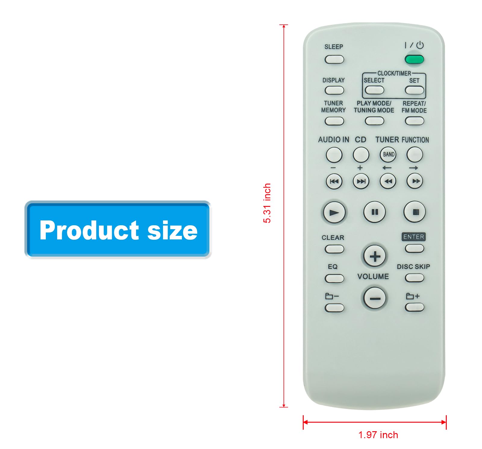 Amazon.com: RM-SC55 Replace Remote Control Compatible with Sony 