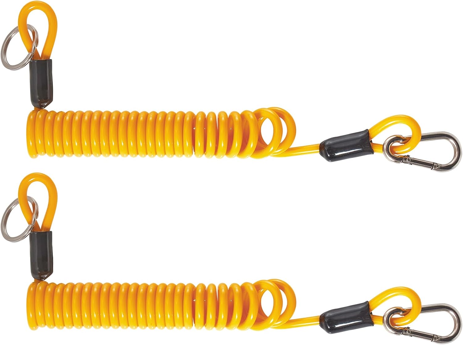 MECMO 2PCs Breakaway Trailer Cable 4.5ft Trailer Brake Safety Cable Heavy Duty