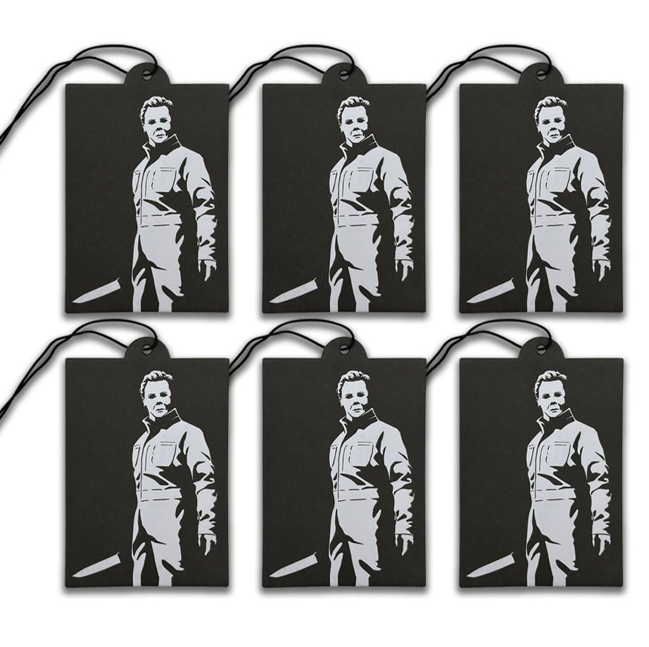 Elektroplate Michael Myers Silhouette Halloween Car Air Freshener 6-Pack