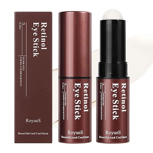 Barra de ojos con retinol, crema de ojos con retinol para ojeras e hinchazón, arrugas en 3-4 semanas, crema para debajo de los ojos