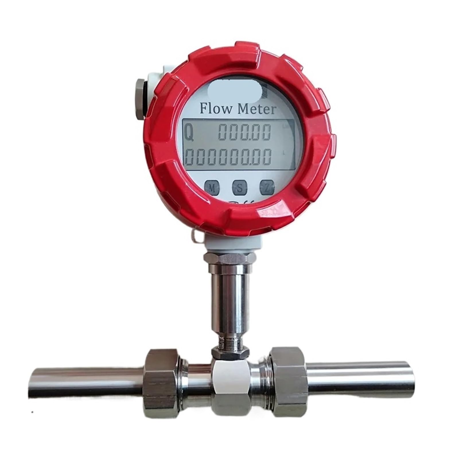 LEOTNNDQ 40Mpa Pressure Turbine Flowmeter Sensor Pulse 4-20mA RS485(DN25 SS304)