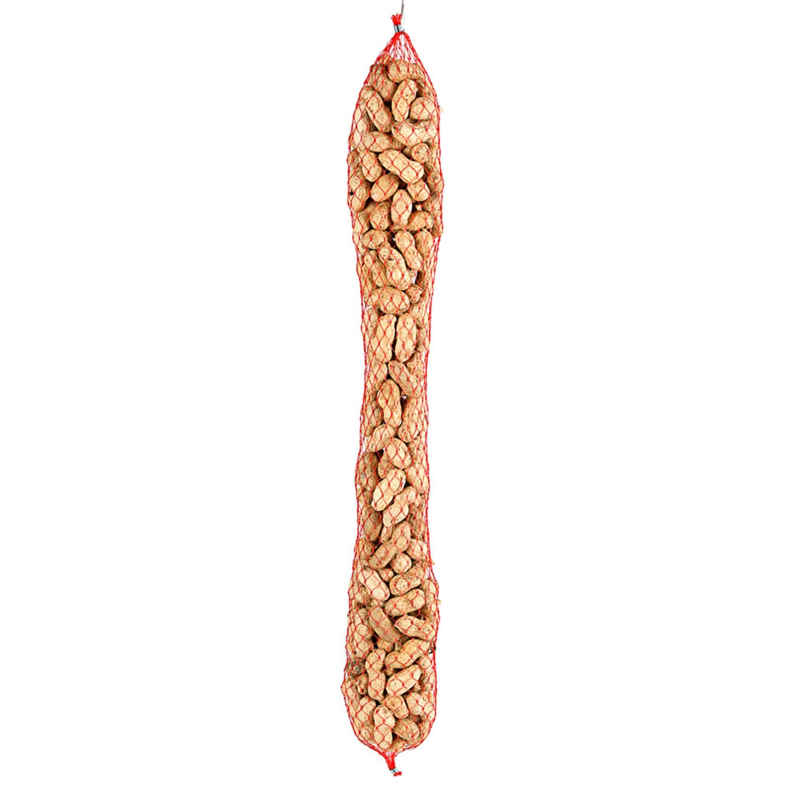 Erdnüsse mit Schale 16x400 g Vogelfutter Wildvögel Ganzjahresfutter Netz | 6, 4 kg Vorrat, Ganzjahresfutter, Meisen, Eichhörnchen, energiereich, Garten, Futterstation, natürliche Nahrung