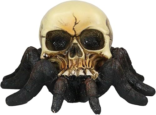 Miniatura 2 de Ebros Gift Fantástico Halloween Macabra Creepy Crawler Tarántula Arácnido Skulltula Araña Extraño Calavera Figura Calaveras Esqueletos Cráneos