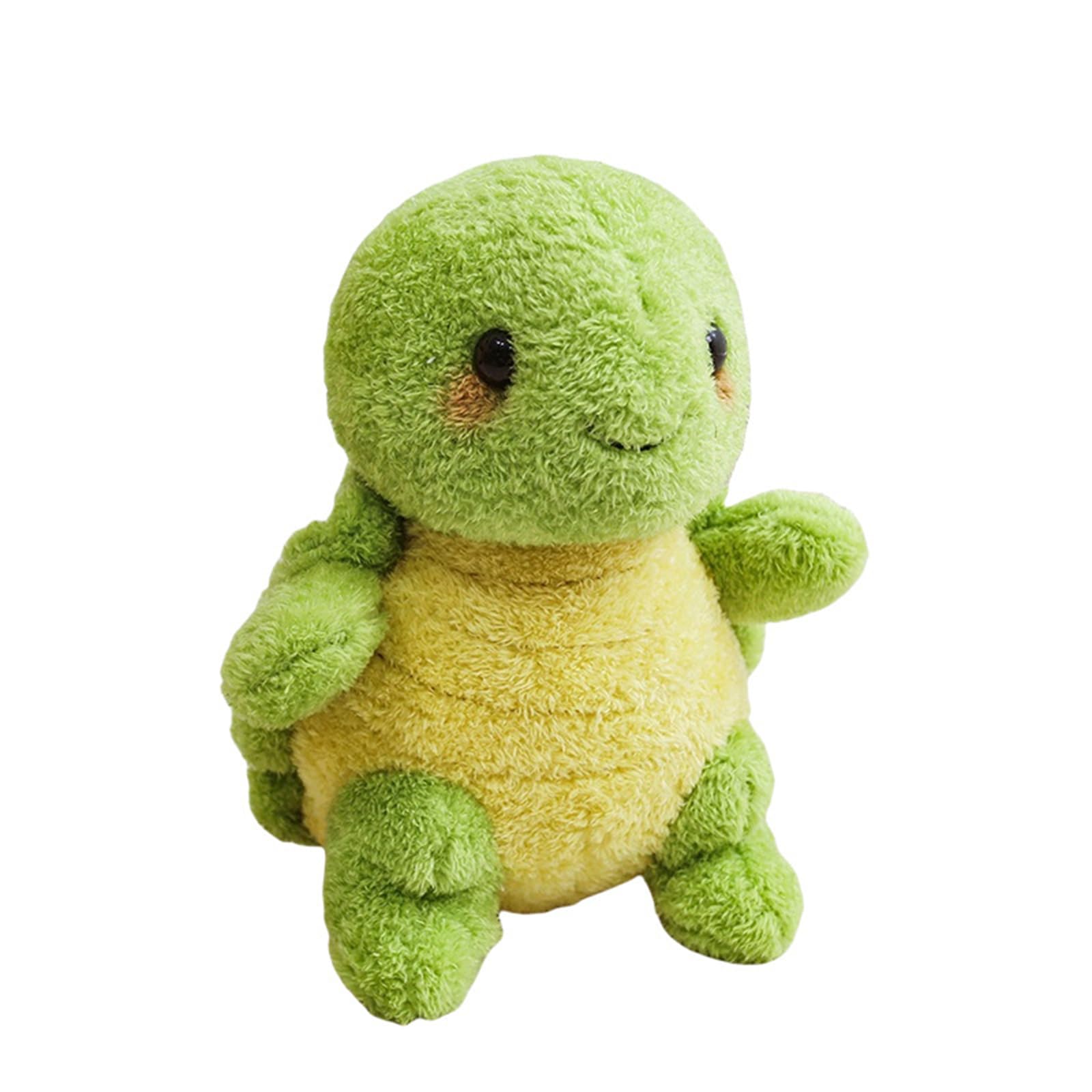 JORCEDI Turtle Cuddly Toy, Soft Cute Plush Toys, Super Soft Sea Turtle Doll, Children'S Sea Animal Plush Toy, Cute Tortoise Plushies Dolls, Present For Kids, Babies,Toddlers (lv,25cm)
