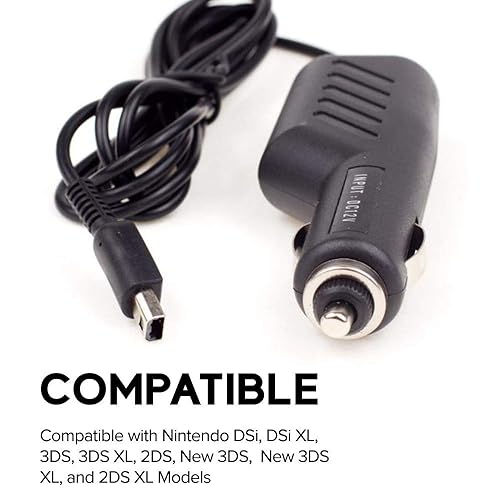 Miniatura 3 de Wiresmith 12V Car Charger Adapter for Nintendo DSi 3DS 2DS XLNew Models