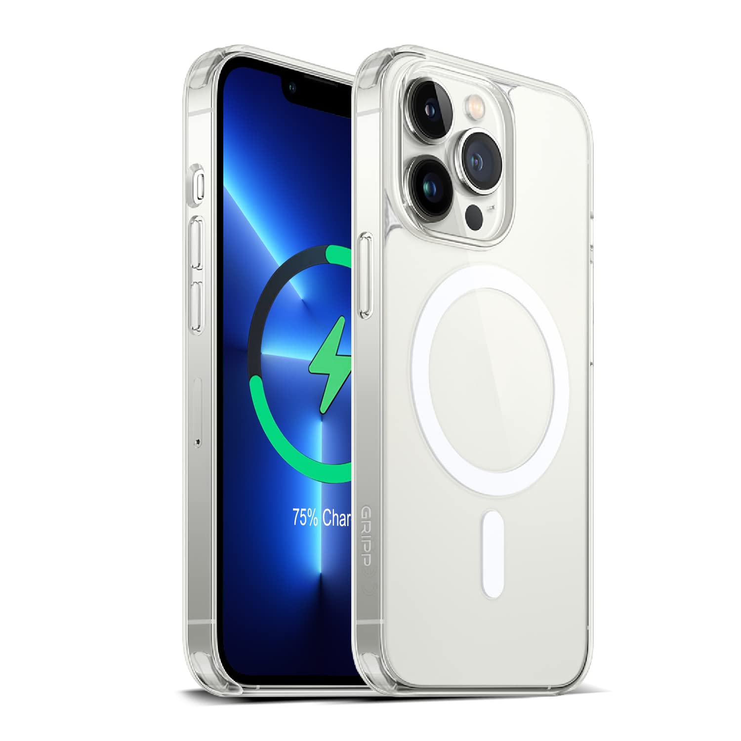 GRIPP® Clear with Mag-Safe Case Compatible with iPhone 14 Pro Max (6.7") Drop Tested & Tough Bumper UV Coated Dual Material Ultra Hard PC & Shock-Proof Scratch Resistant Transparent Back Cover - Clear (B0BF55KVQT) Amazon Price History, Amazon Price Tracker