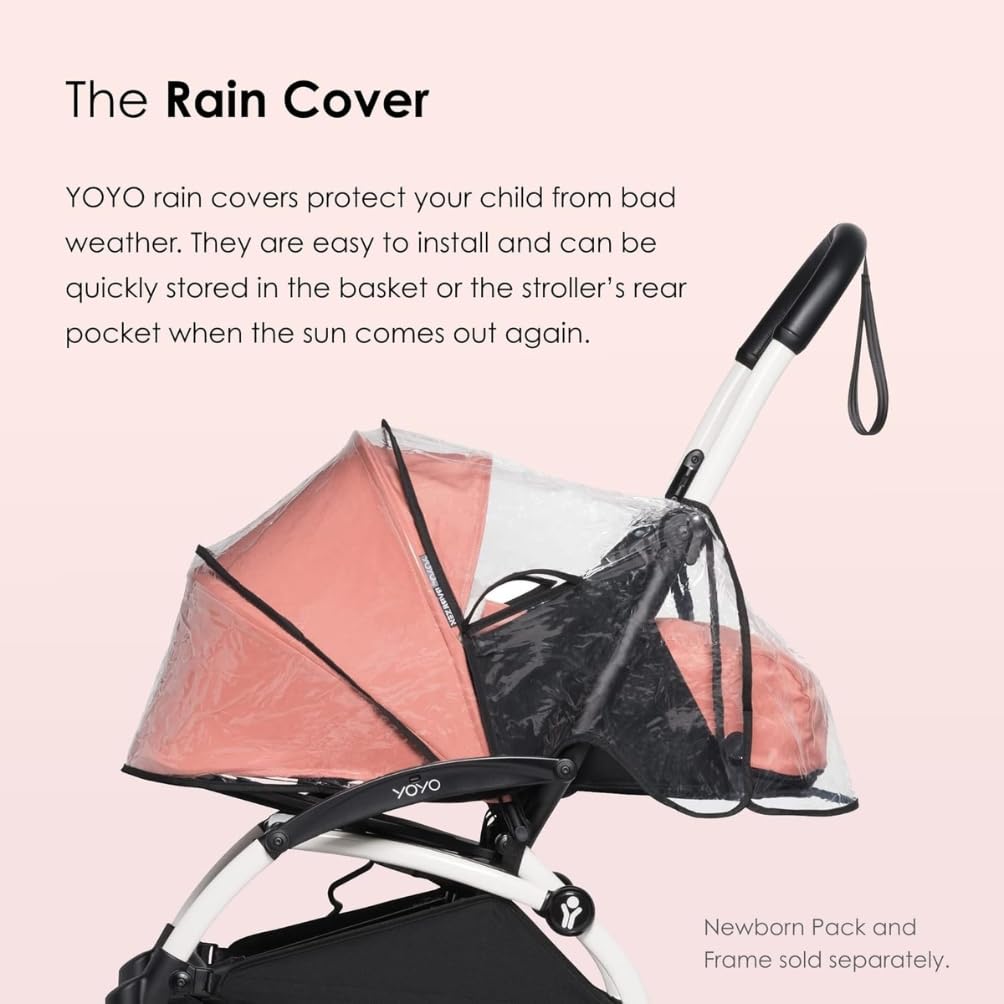 babyzen yoyo rain cover bag Amazon.com : Stokke YOYO Rain Cover for 0+ Newborn Pack - Protect Baby from  Bad Weather - Easy to Install & Store