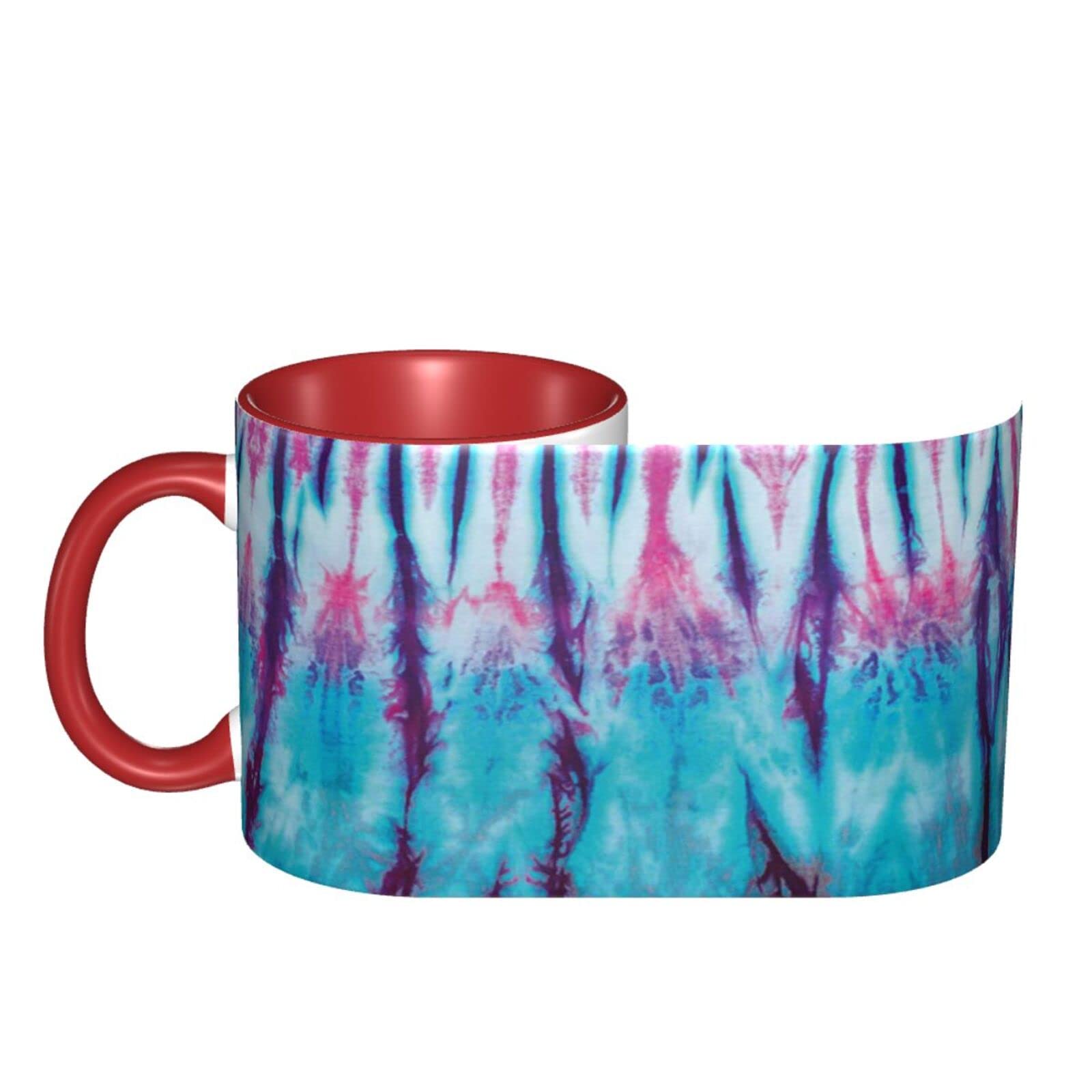 Amazon.com: Coffee Mug, Tie Dye Unique Mug, Retro 60s Style Hippie Retro  Artwork, 11oz, For Warm Drinks and Everyday, Blue Pink : Home & Kitchen
