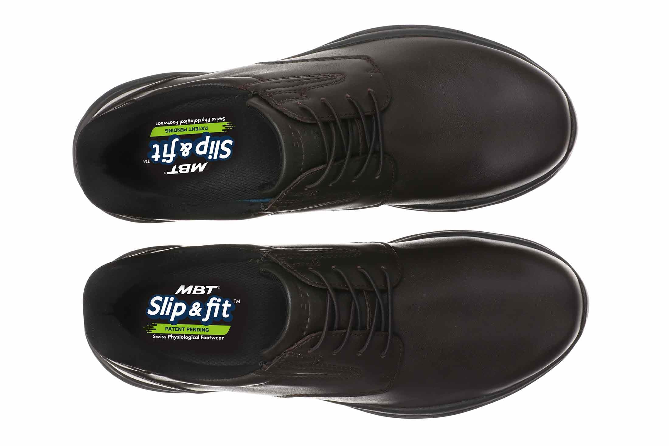 MBT SF-100 Scarpe Casual da Uomo in Stile Classico. Scarpe fisiologiche e Confortevoli. Massimo Comfort e stabilità con Suola Rocker. Scarpe Casual con Lacci.