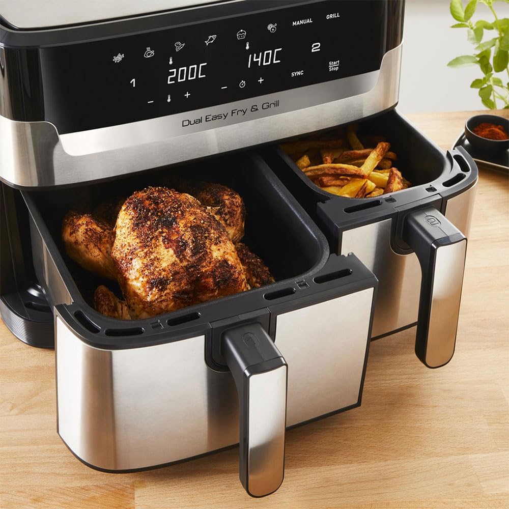Tefal Dual Easy Fry & Grill EY905D Friteuse à Air Chaud Ansicht 7