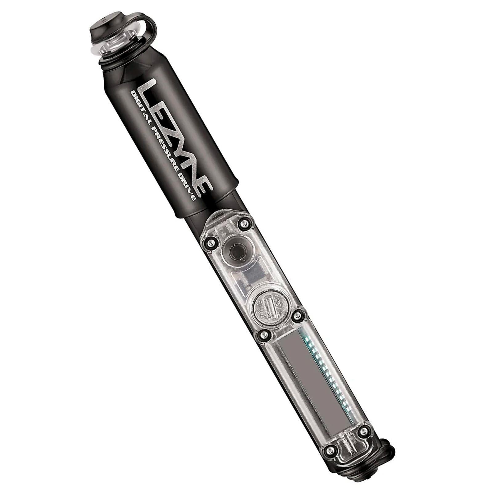 LEZYNE Mini Pompe CNC Digital Pressure Drive - Noir Brillant - 120 psi - 17 cm - Taille Unique