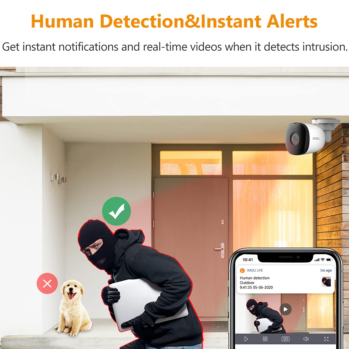 Human Detection and Instant Alerts