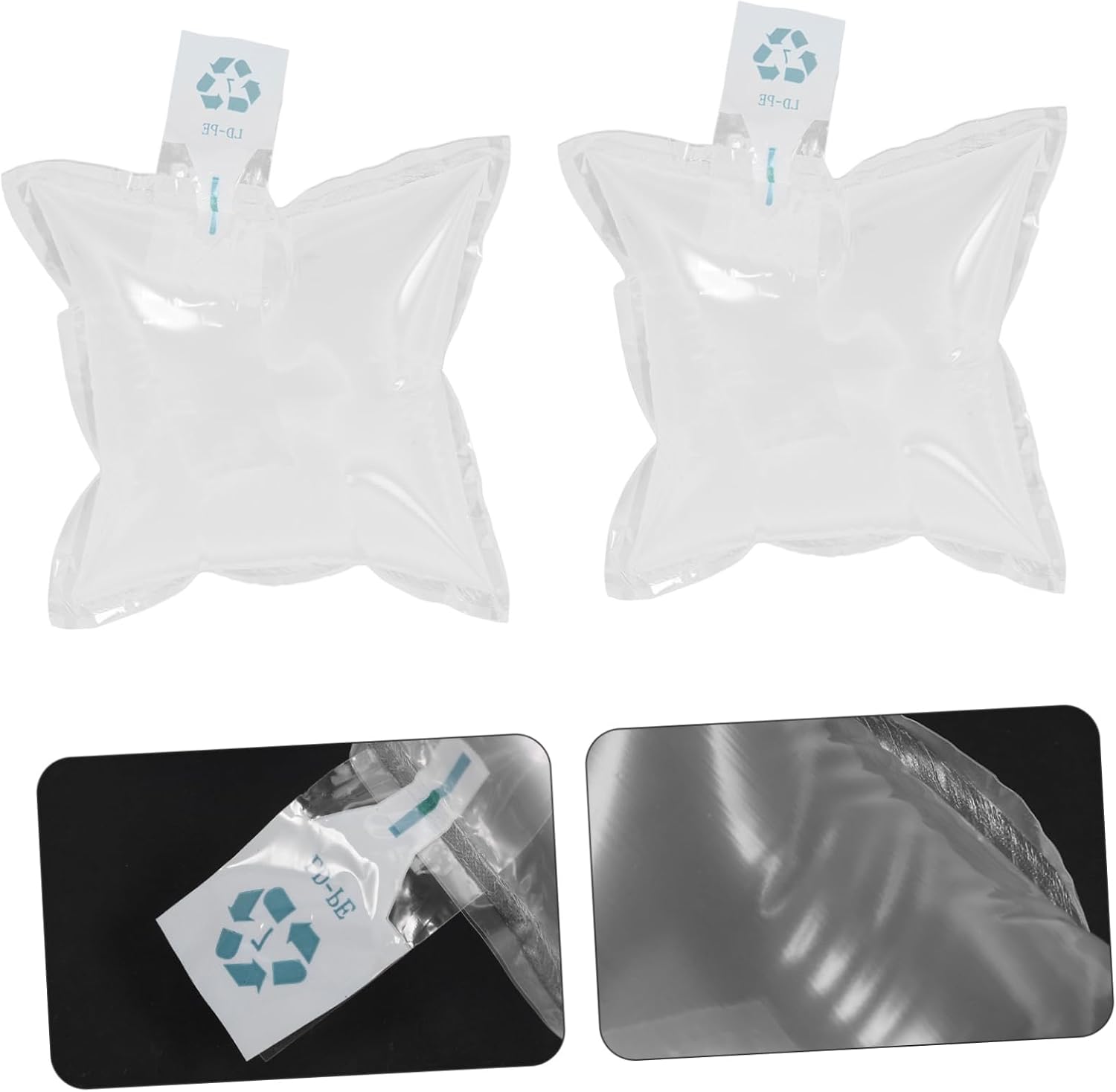 DECHOUS 100Pcs Air Packaging Bags Inflatable Cushion Protectors for Shipping and Packing Shockproof Air Bags Efficient Filling for Safe Transport