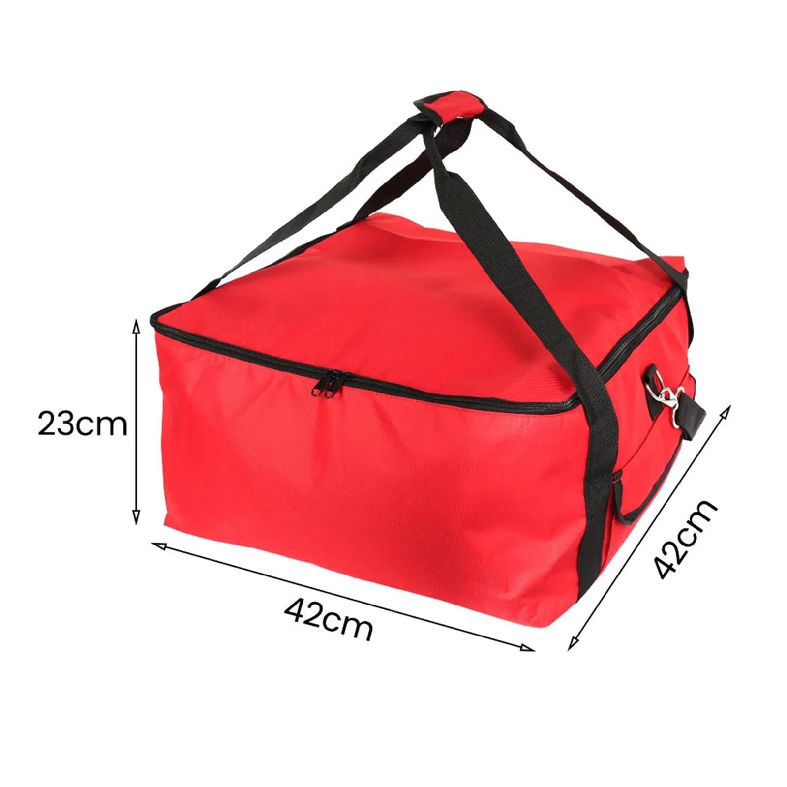 Bolsas Aisladas para Pizza, Bolsa de entrega de alimentos con aislamiento, bolsa de entrega de Pizza portátil Uso apto para alimentos fríos y calientes, bolsa de supermercado reutilizable con aislamie