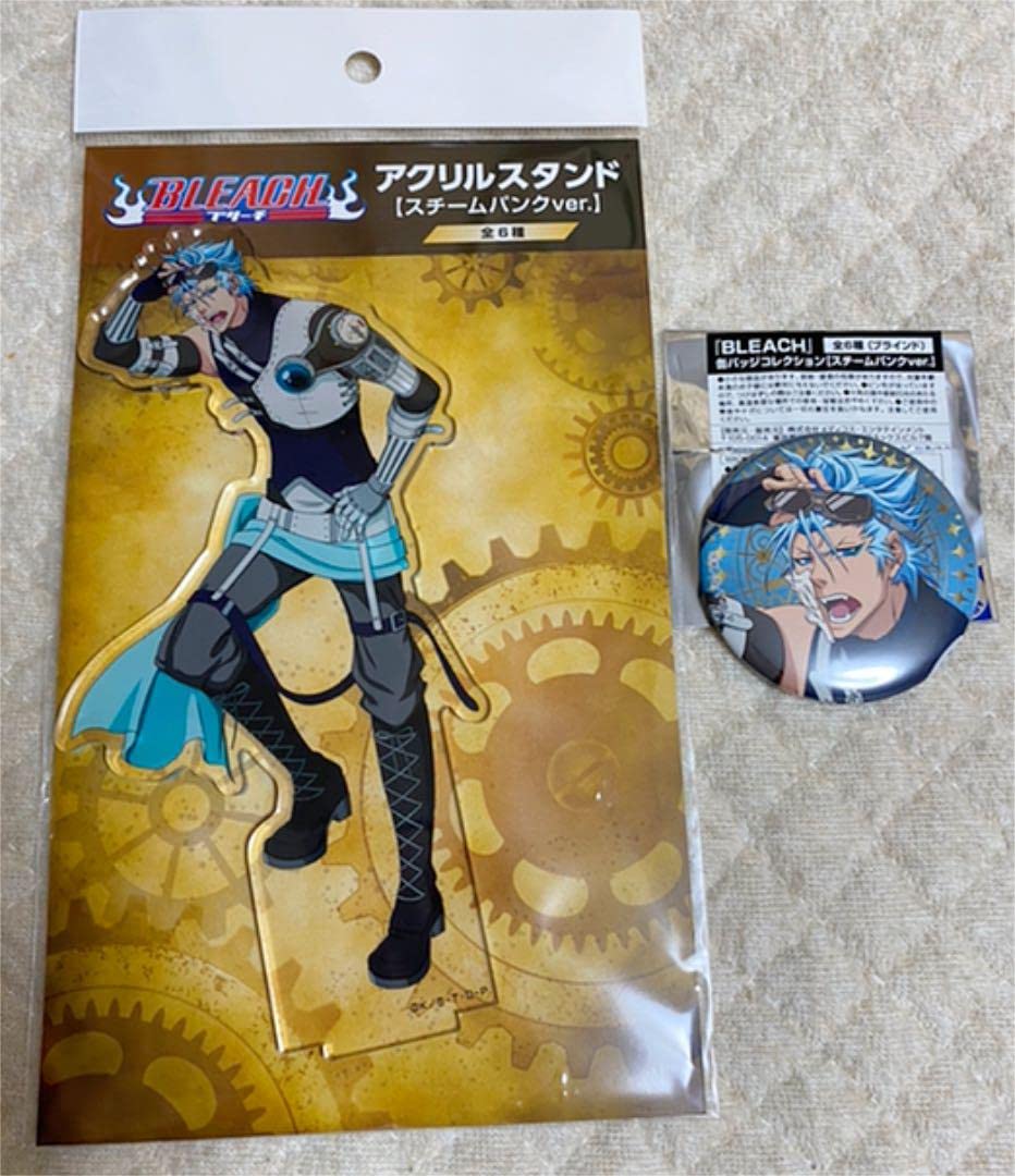 Amazon.co.jp: BLEACH グリムジョー アクスタ 缶バッジ メディコス BIG  