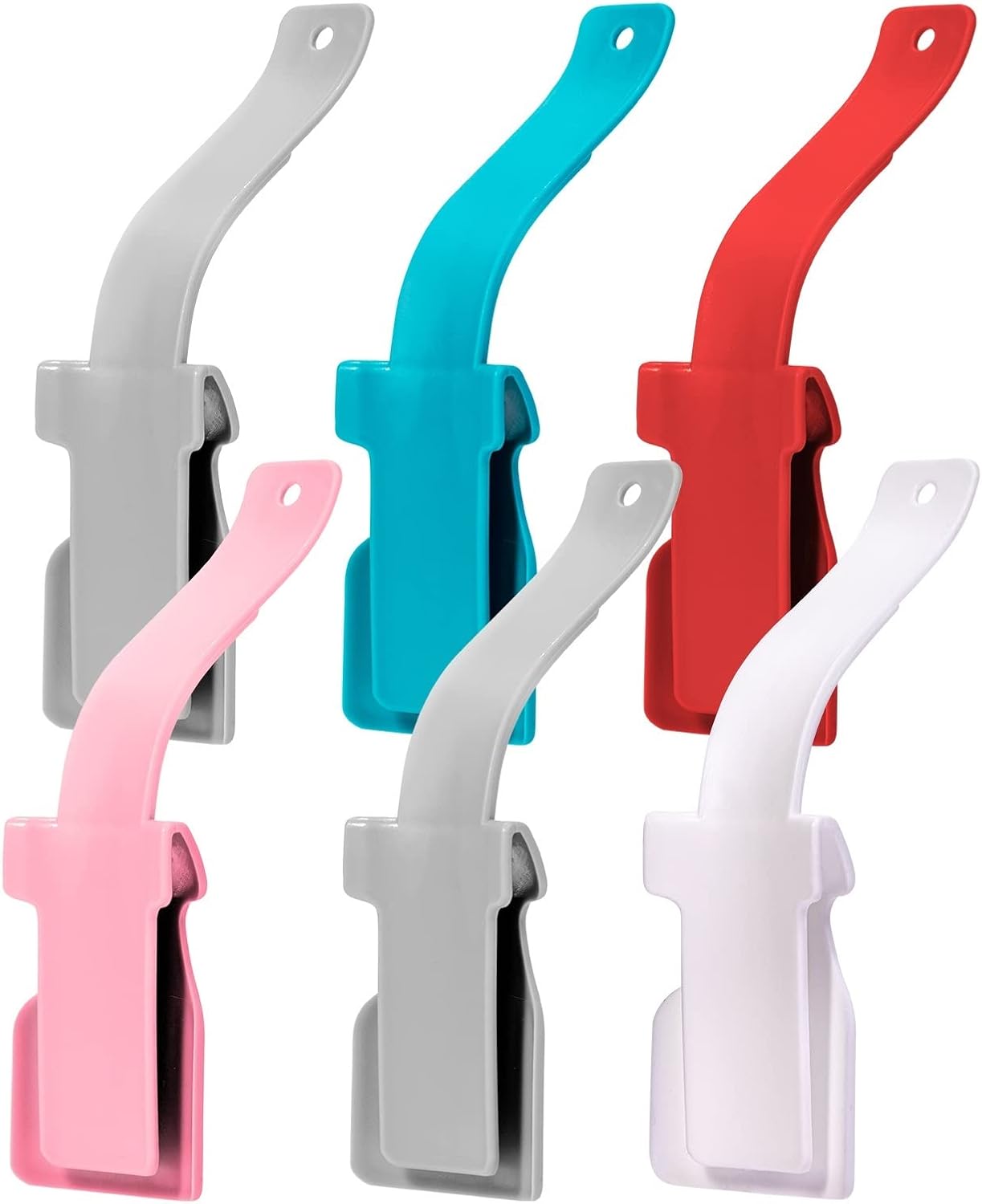 6PCS Lazy Shoe Helper, Shoe Horn Fit All Shoes, Portable Shoe Lifter Helper for Men Women