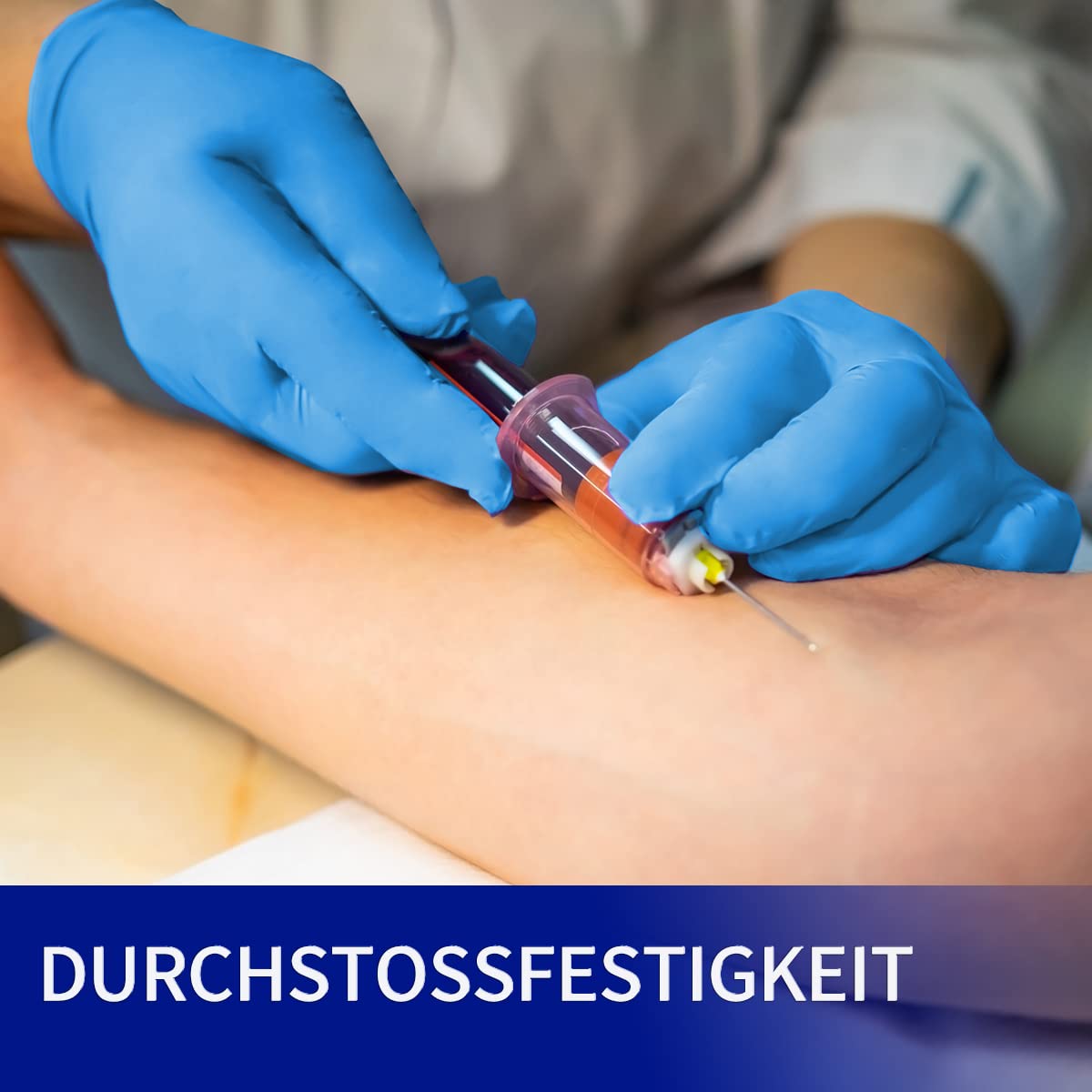 Safe Health Einweghandschuhe Größe S Blau, 1000 stück, Medical Nitrilhandschuhe Hypoallergen Nitril Pulverfrei Latexfrei, Lebensmittel Handschuhe Medizinische Einmalhandschuhe 3,5 ml (10X100, Blau, S)