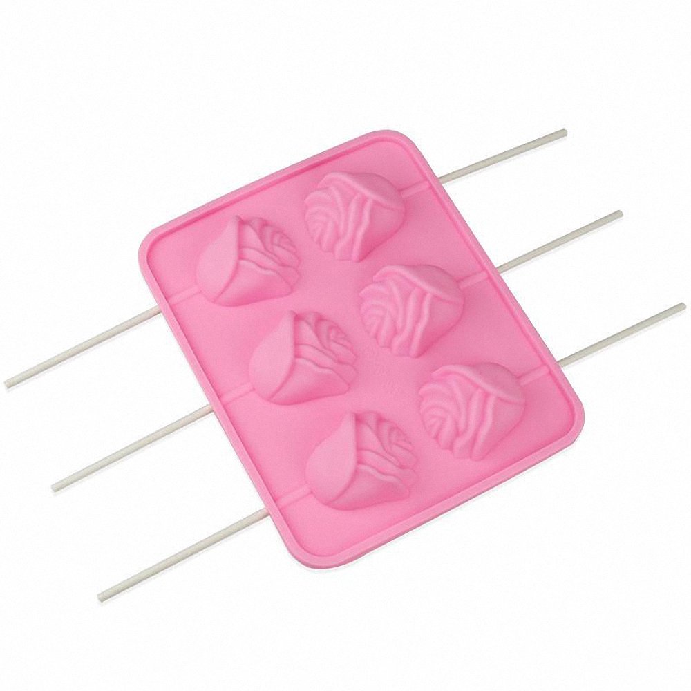 Amazon.com: 3D Flower Lollipop Mold and 20Pcs Sticks - MoldFun