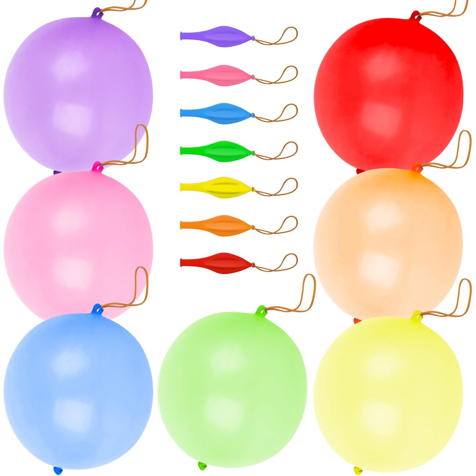 AMOR PRESENT 32PCS Punch Balloons, Kids Punching Balloon 18" Bounce Balloons Heavy Duty Party Balloons for Kids Birthday Party Wedding