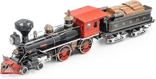 Miniatura 3 de Metal Earth Fascinations Wild West 4-4-0 Locomotora 3D Kit de modelo de metal con pinzas