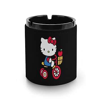 KYC-BHS 灰皿　小型　卓上　1000台達成記念品　ライター付きXZ3919 Amazon.co.jp: ハローキティ 灰皿 PU レザー タバコ灰皿 円筒